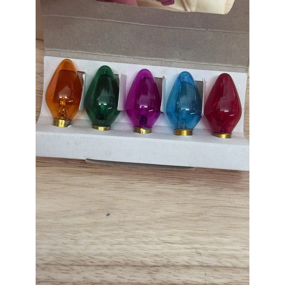 Vintage Old Stock C7 Candelabra Replacement Flasher Blinking Bulbs‎ 9 Total #24
